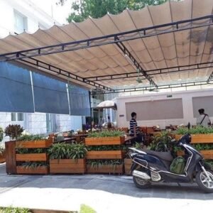 Bạt che nắng mưa hàng quán
